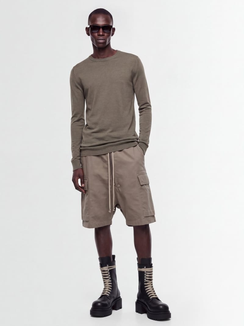 Rick Owens: Cargobelas cotton shorts