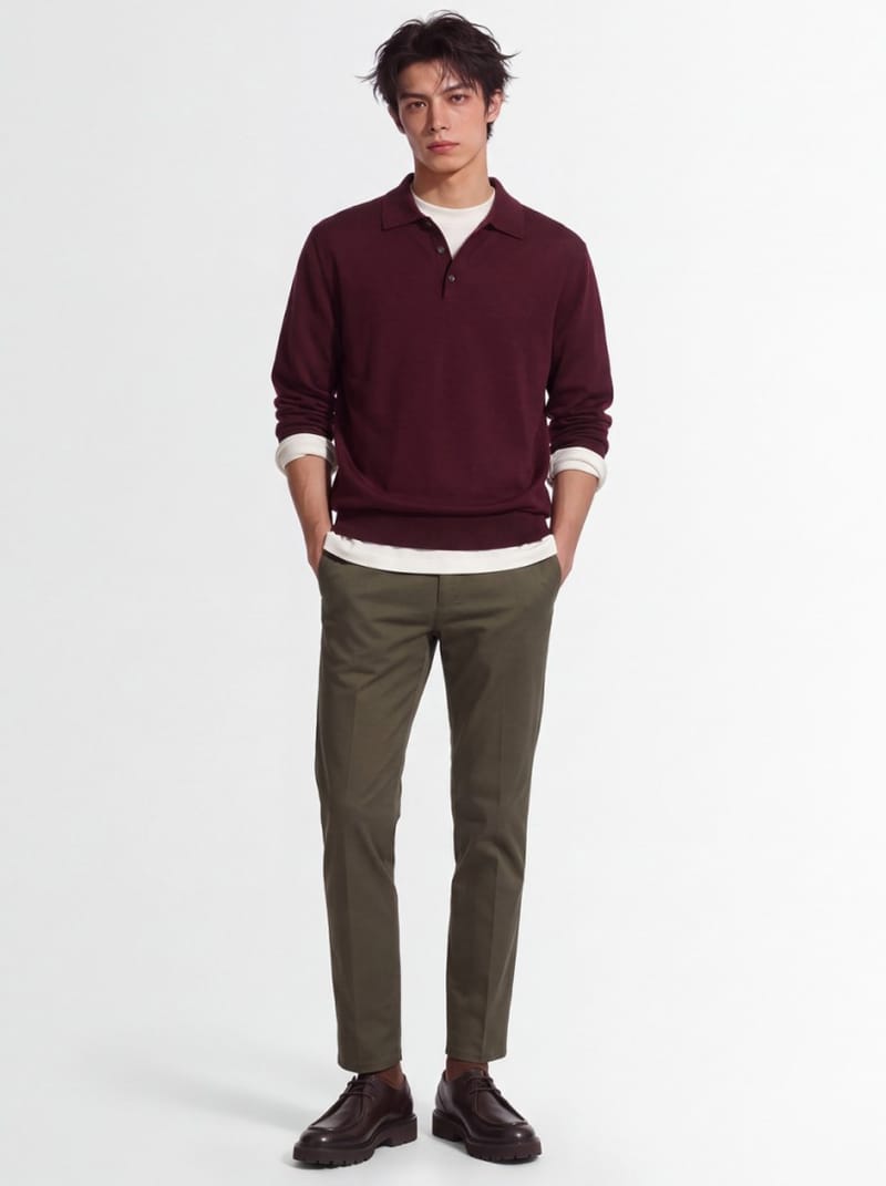 CRUNA: Slim Fit Chino Trousers