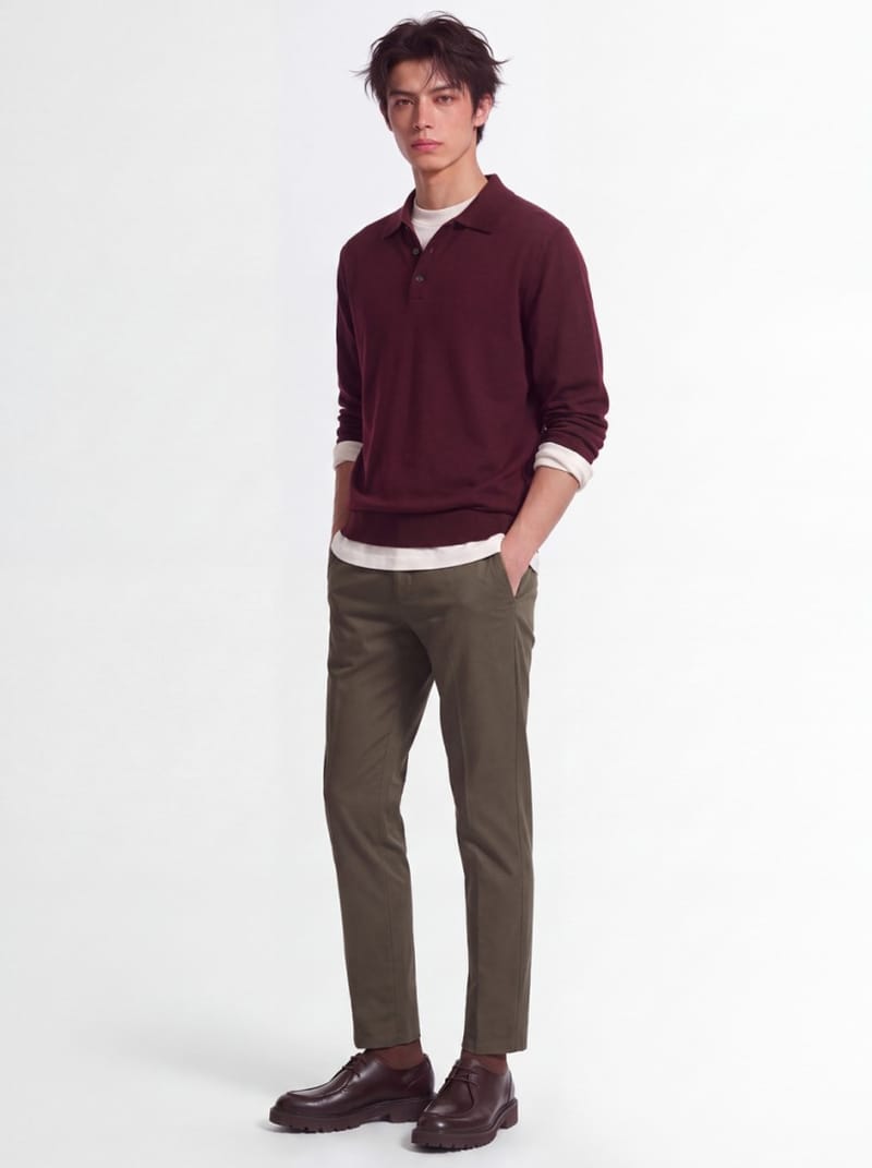 CRUNA: Slim Fit Chino Trousers