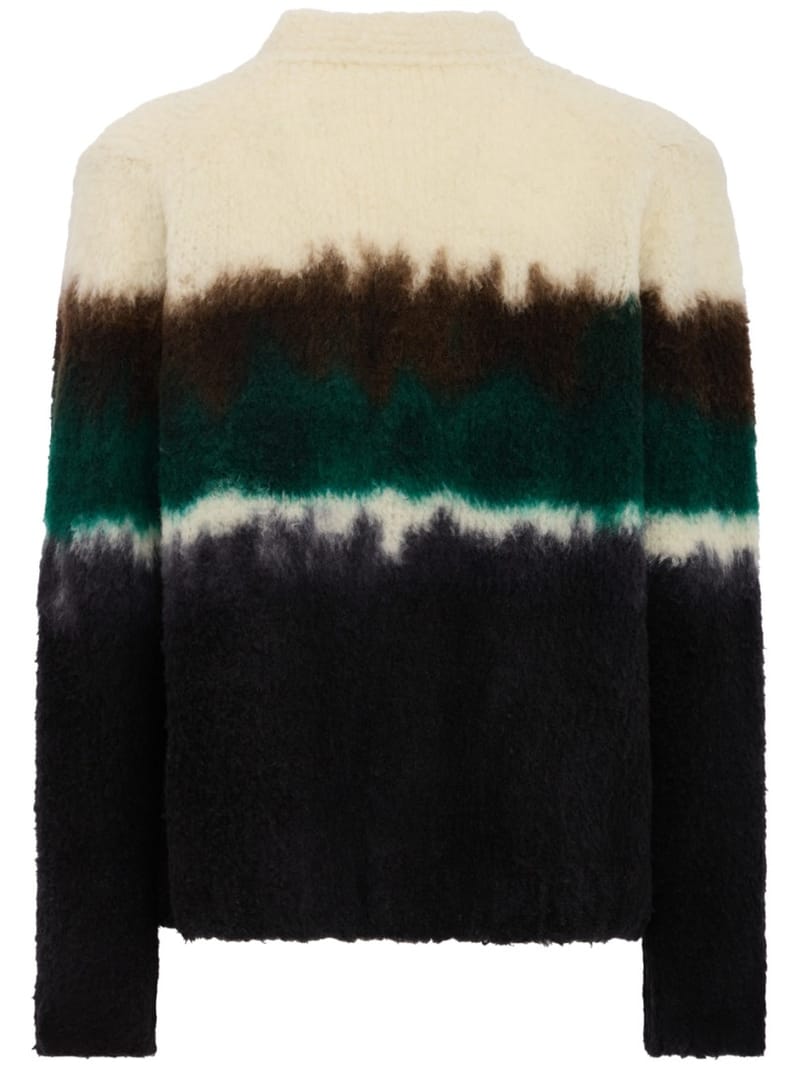 Sacai: Chusen-Dyed Knit Cardigan