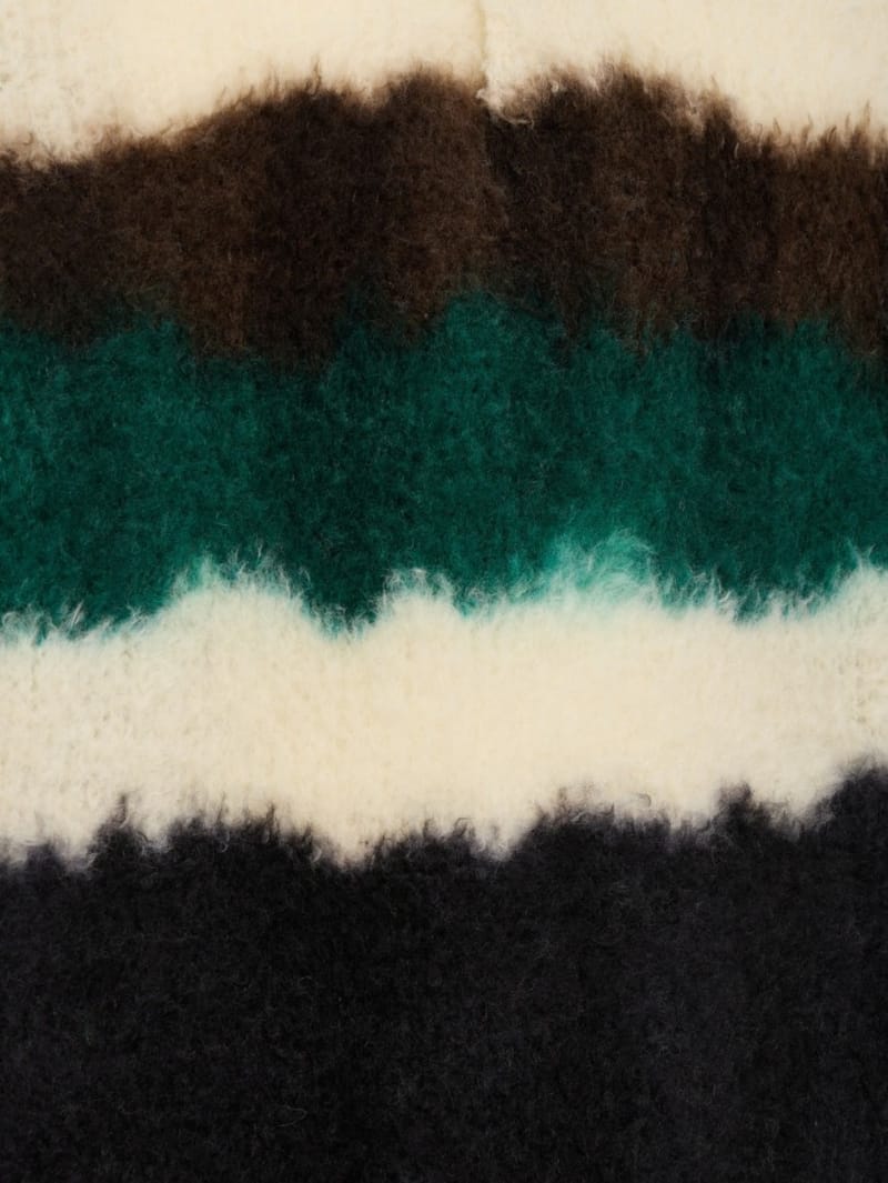 Sacai: Chusen-Dyed Knit Polo Shirt
