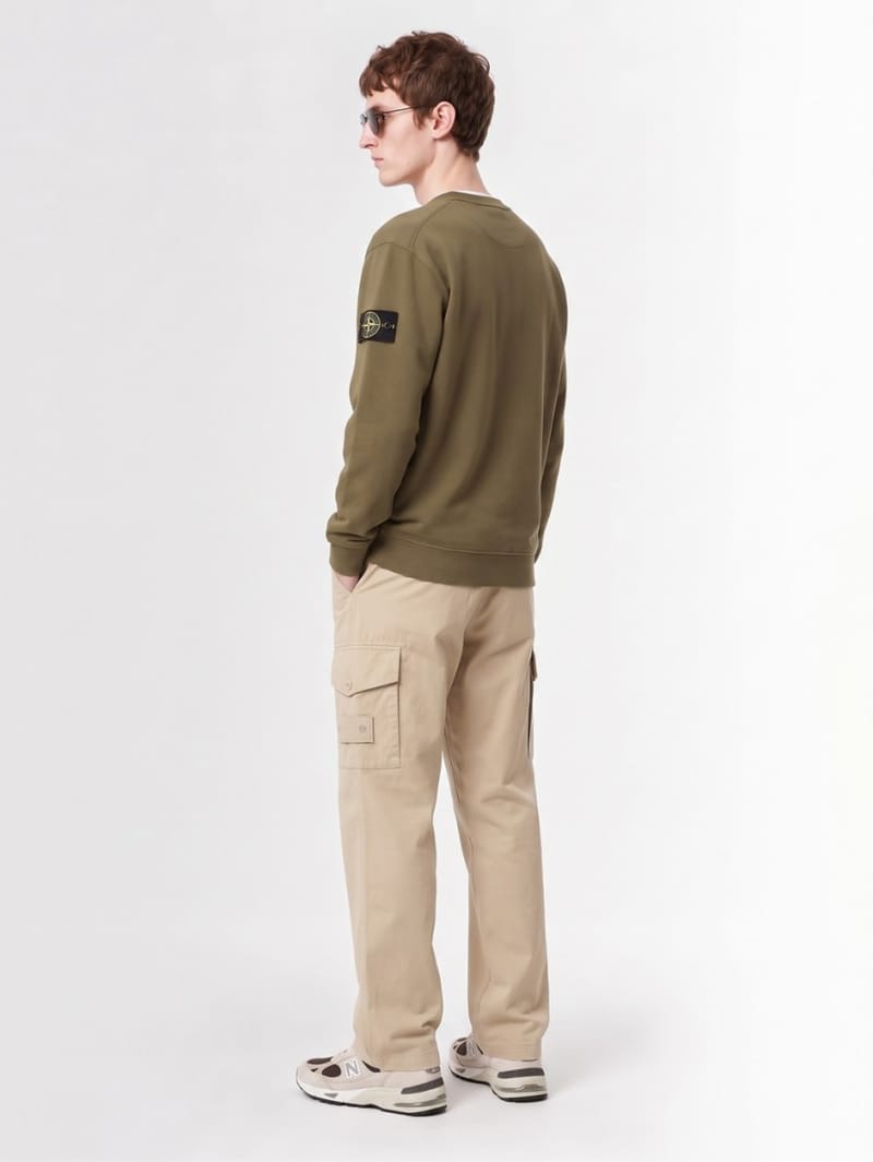 Stone Island: Cotton crewneck sweatshirt