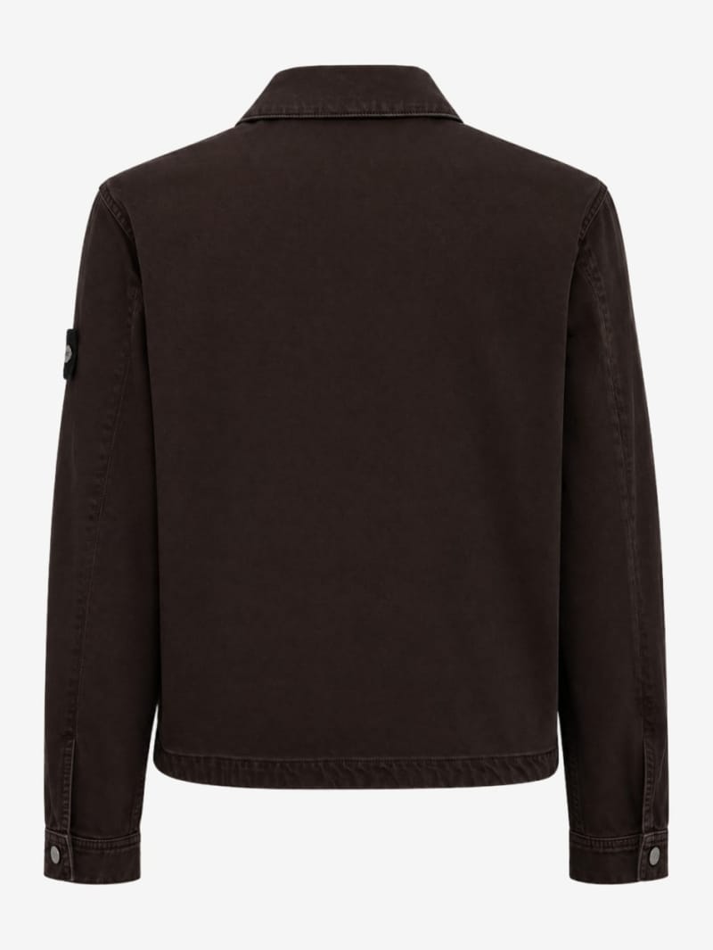 Stone Island: Cotton denim casual jacket