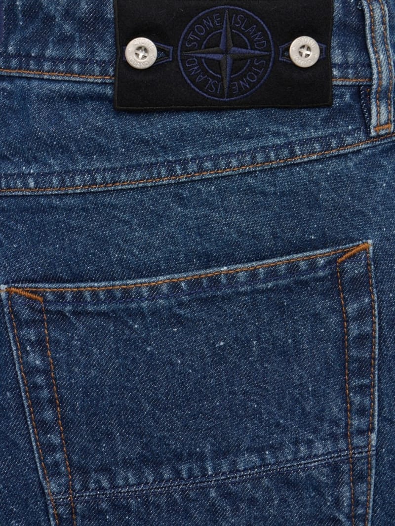 Stone Island: Cotton denim jeans