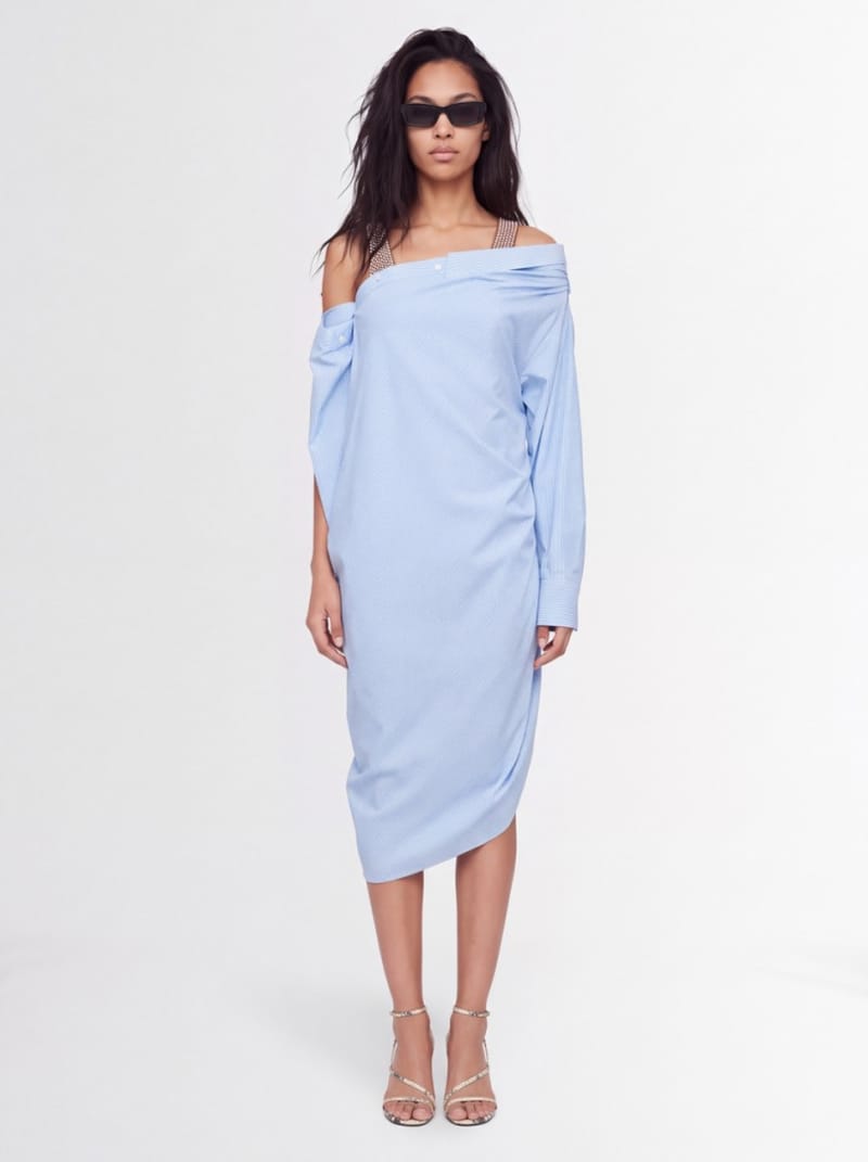 Giuseppe Di Morabito - Asymmetric cotton shirt dress