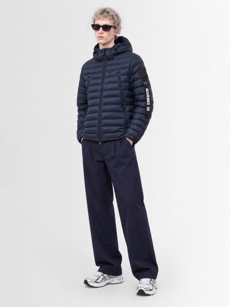 OUTHERE - Drift hooded nylon down jacket