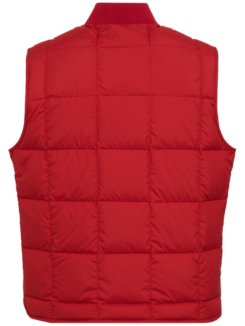 Moncler: Chaleco acolchado con motivo de cuadros