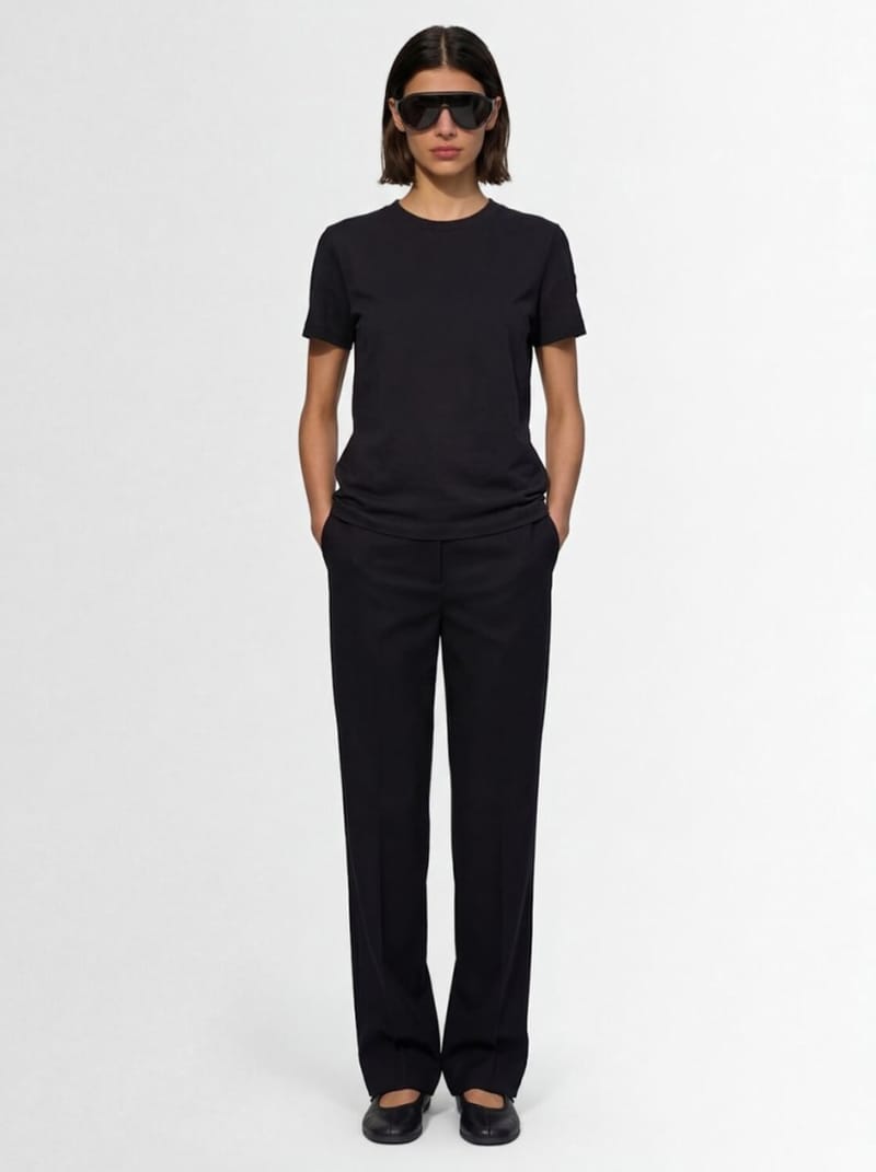 Moncler - Cotton T-shirt with embroidered logo