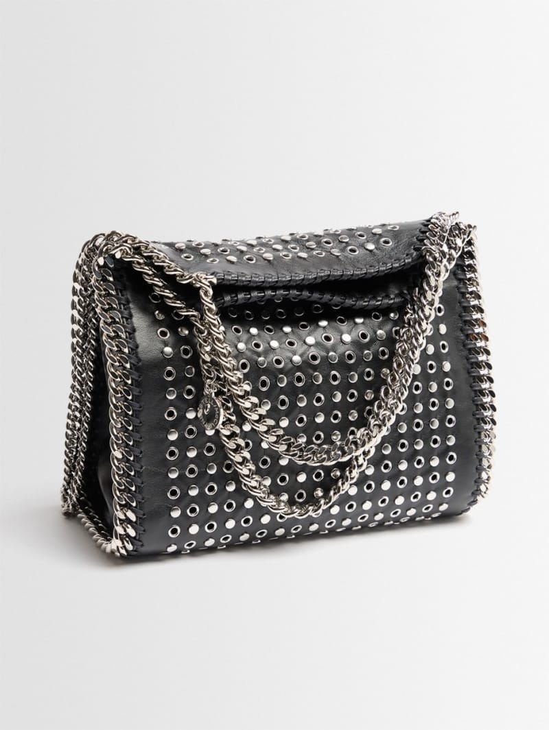 Stella McCartney: Falabella Mini tote bag with studs