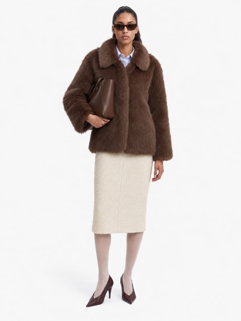 LA PISCINE - Faux fur jacket