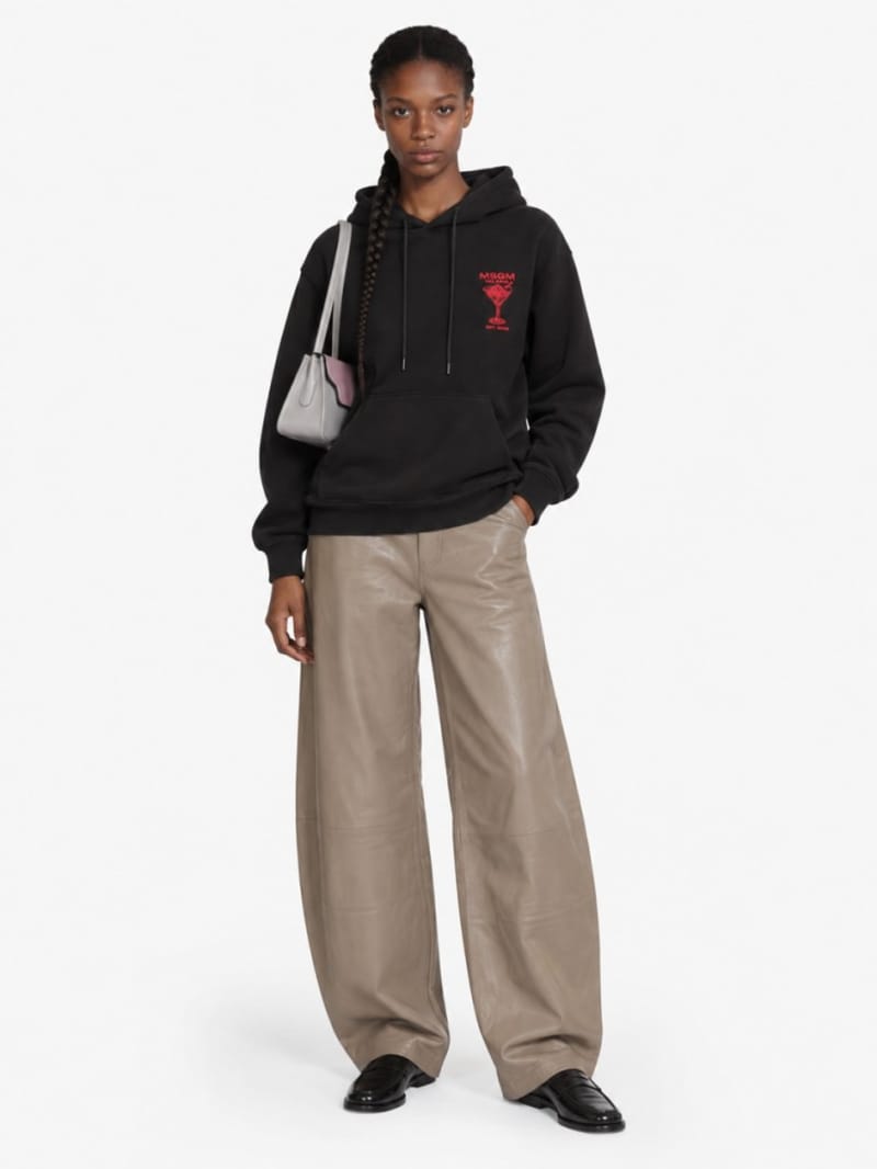 MSGM - Back printed hoodie