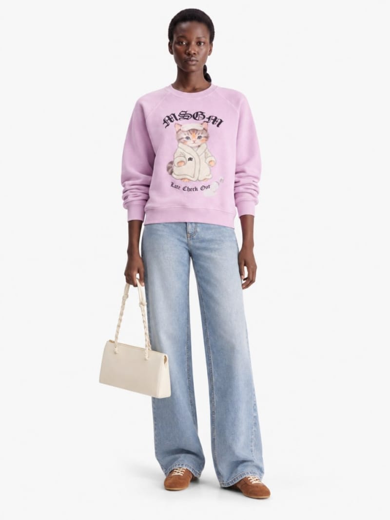 MSGM - Printed sweatshirt
