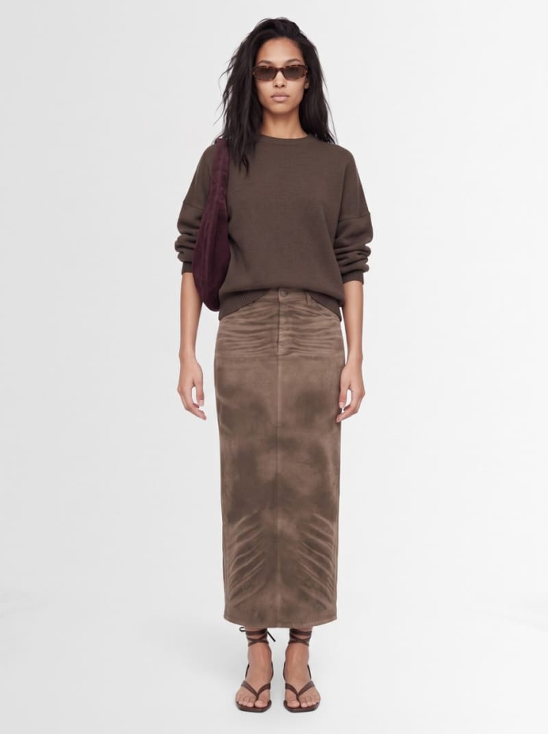 Giuseppe Di Morabito - Five-pocket long cotton skirt