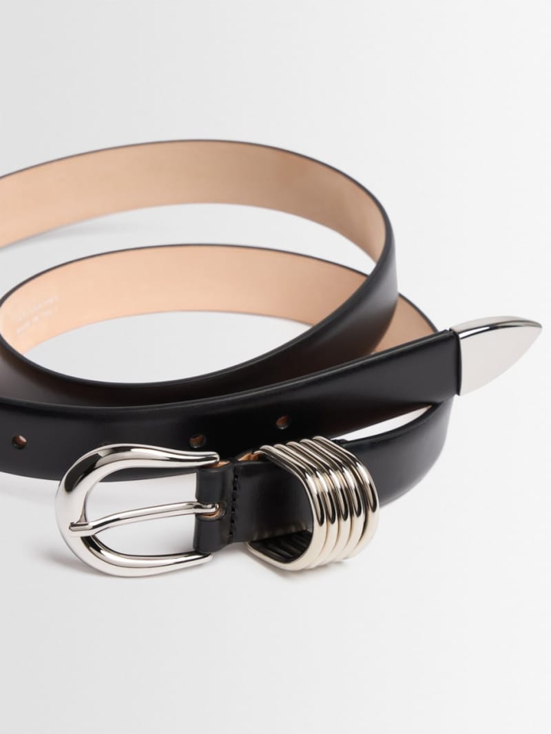 Déhanche - Calfskin belt with ring keeper