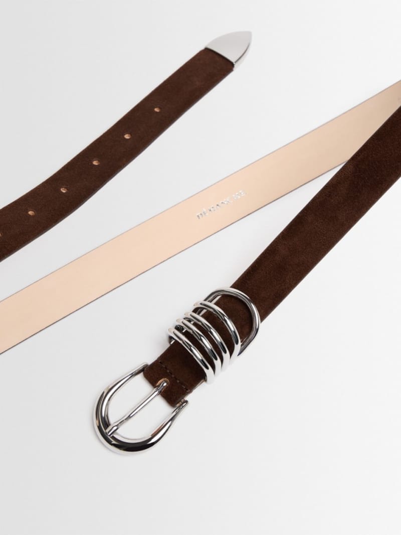 Déhanche - Hollyhock calfskin belt