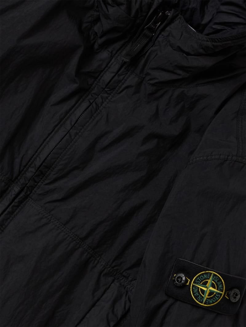 Stone Island Junior - Hooded nylon parka jacket