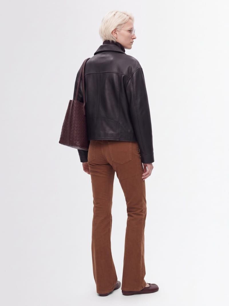 Stella McCartney: Jeans kick flare in velluto a coste
