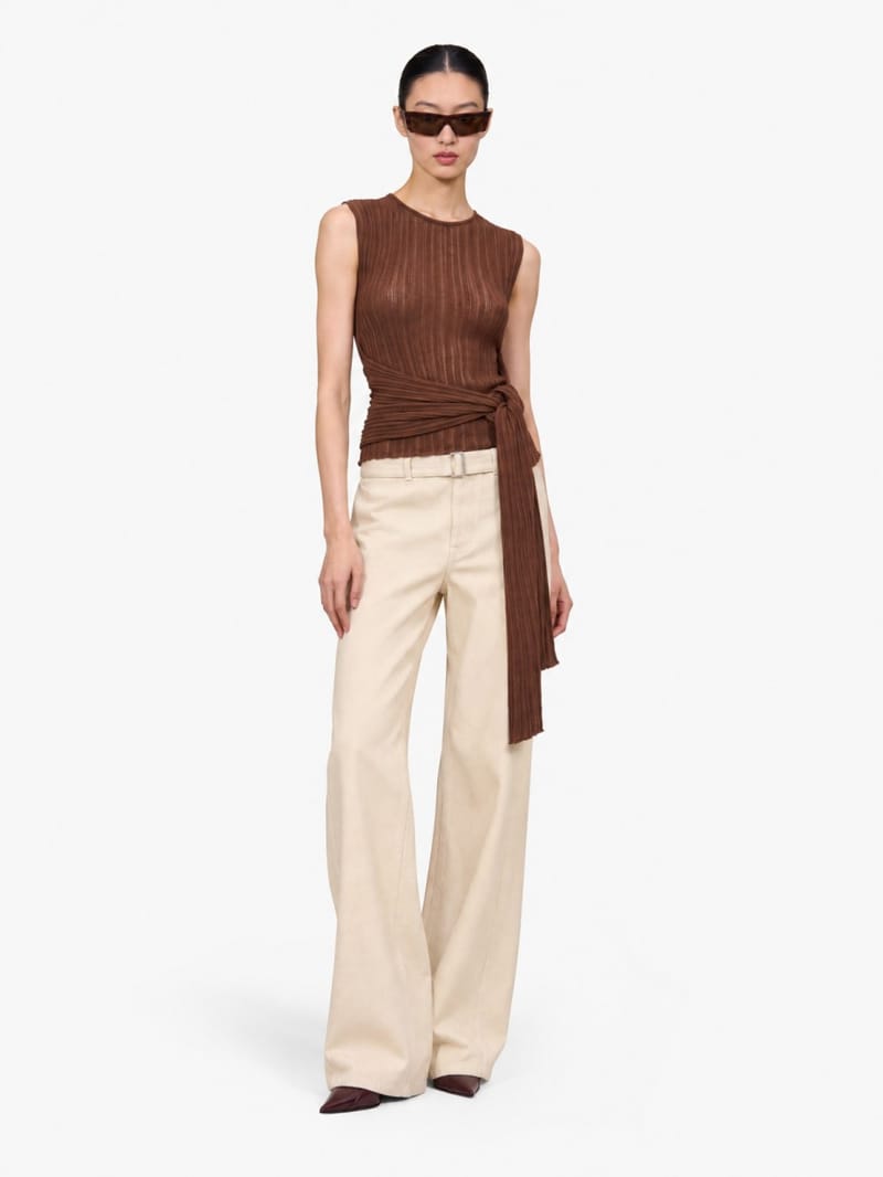 Giuseppe Di Morabito - Geknotetes Jersey-Top