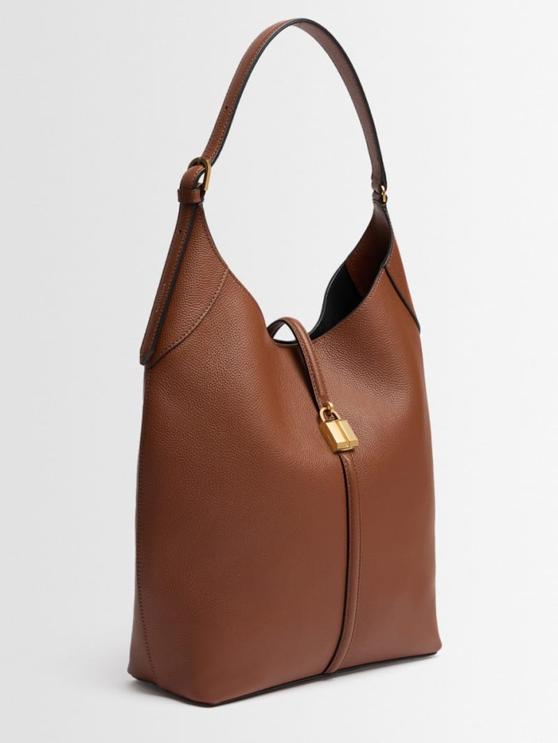 DeMellier - Leather shoulder bag with lock