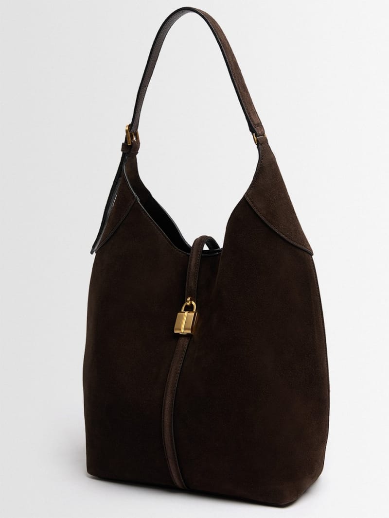 DeMellier: Large suede bucket bag