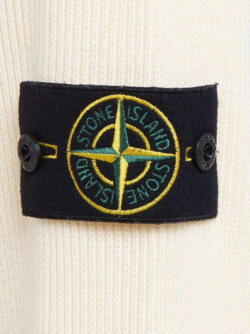 Stone Island: Ribbed cotton crewneck sweater