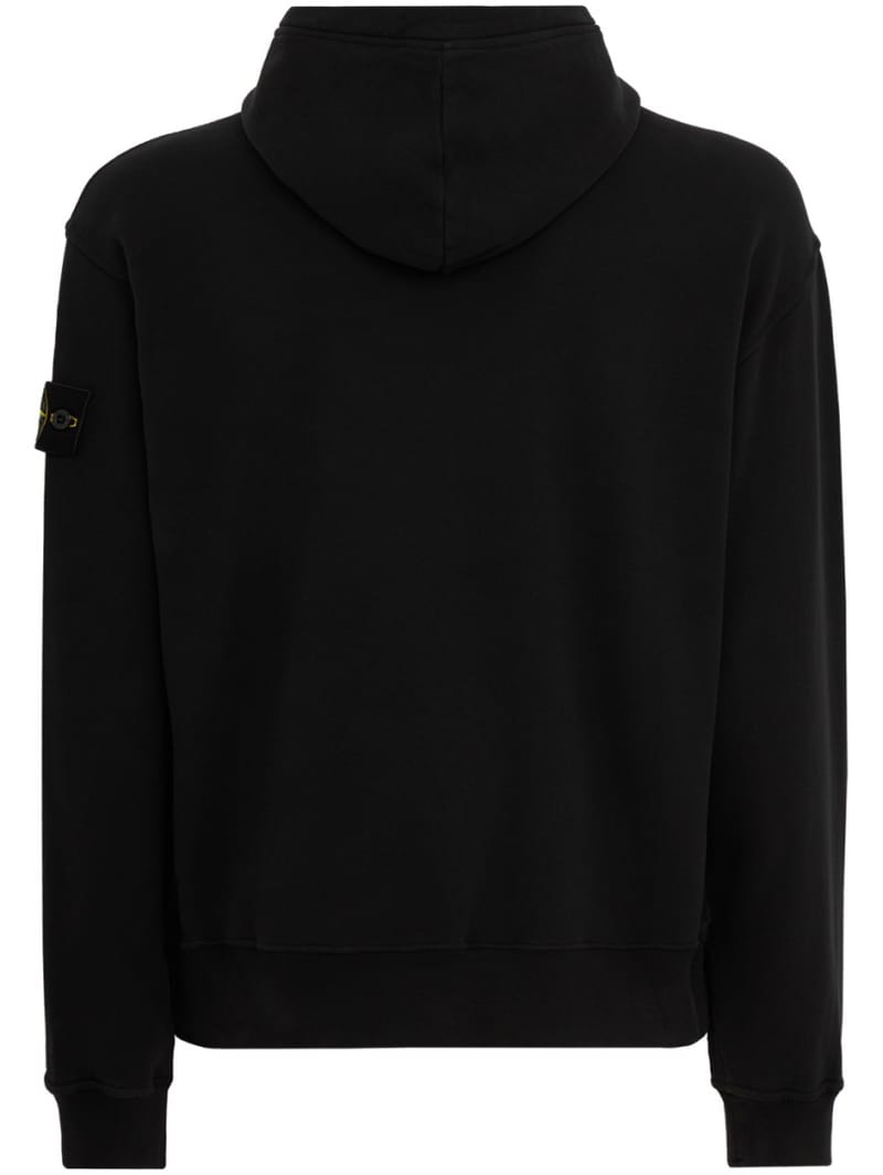Stone Island: Cotton hoodie with logo badge
