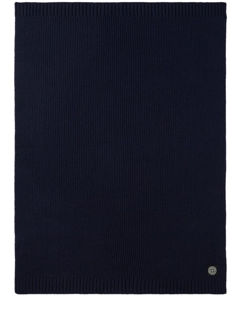Stone Island Junior: Cardigan, beanie and scarf logo set