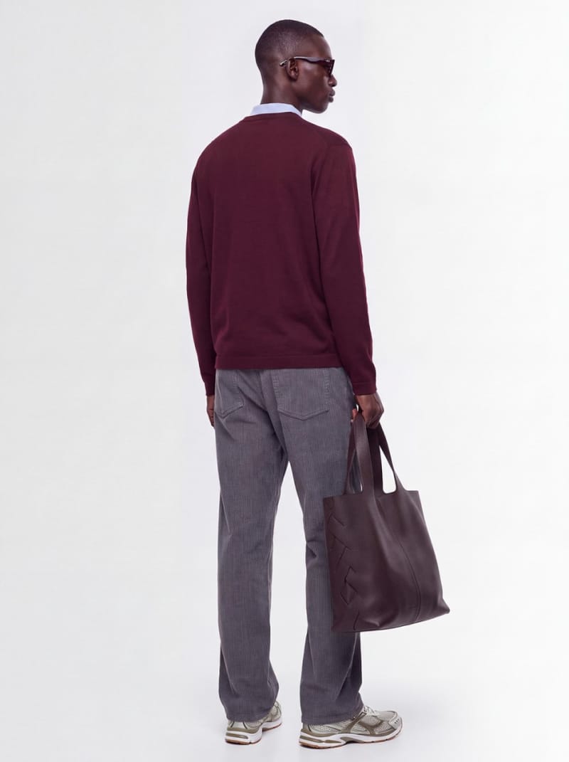Jil Sander: Double-layer wool knit sweater