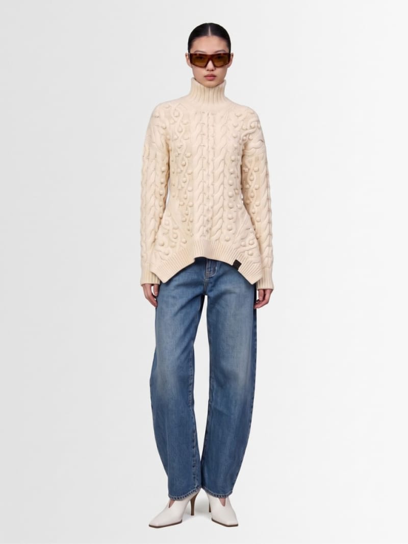 Stella McCartney - Cable-knit virgin wool sweater