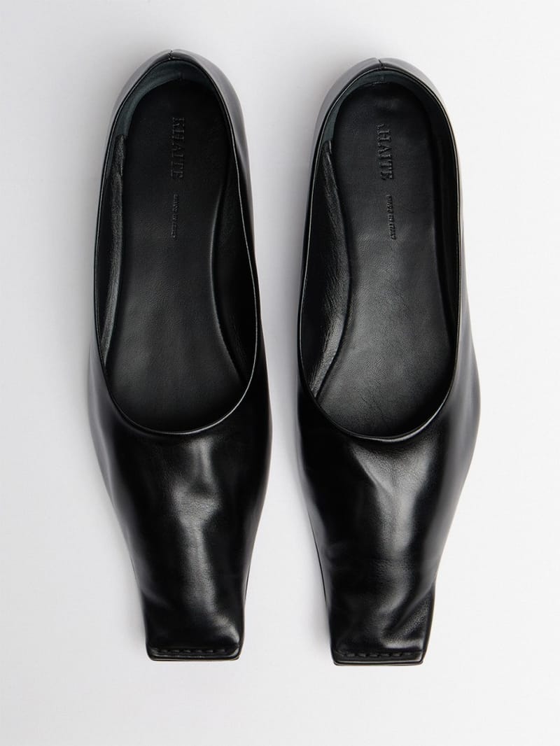Khaite: Calfskin Marlene ballerina flats