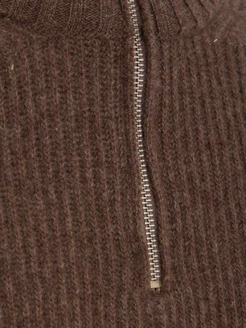 DIANA STUDIO: Merino blend knit polo w/ buttons