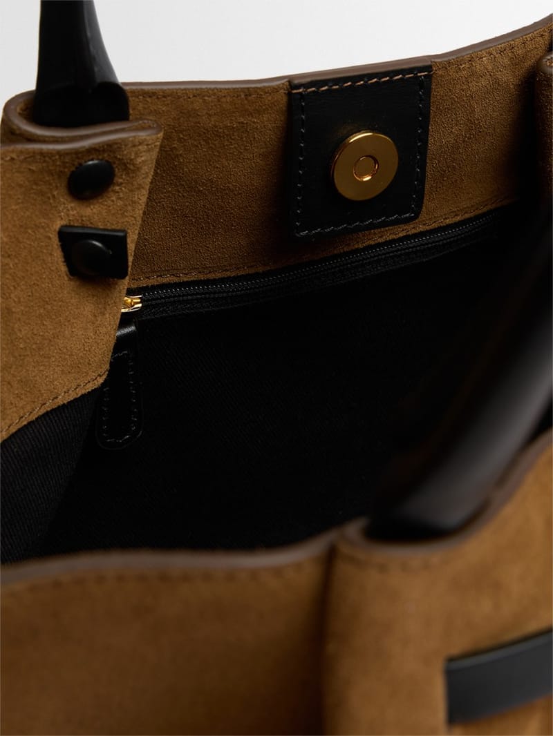 DeMellier: Suede Midi New York tote bag