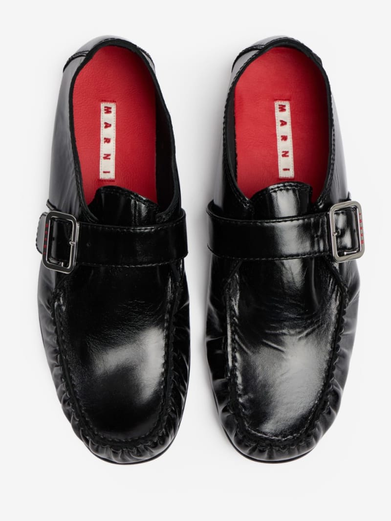 Marni - Calf leather loafers