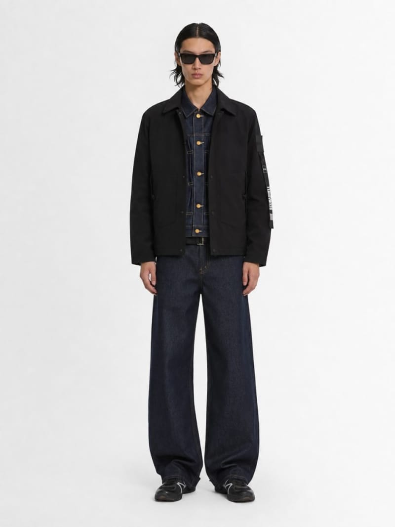 OUTHERE - Technical jacket with classic collar