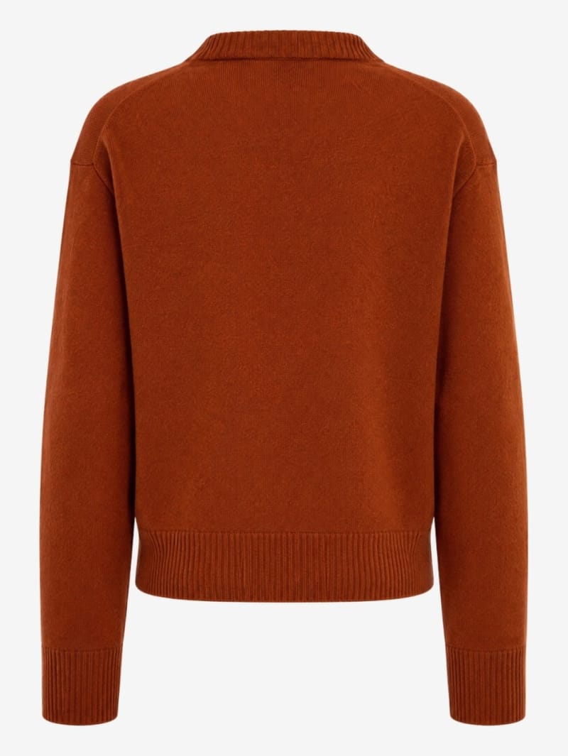 CRUNA: Oversize V-Ausschnitt Pullover