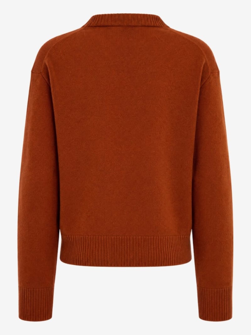 CRUNA - Oversize V-Ausschnitt Pullover