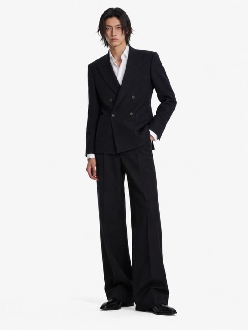 ANIPS - Merino wool wide leg pants 