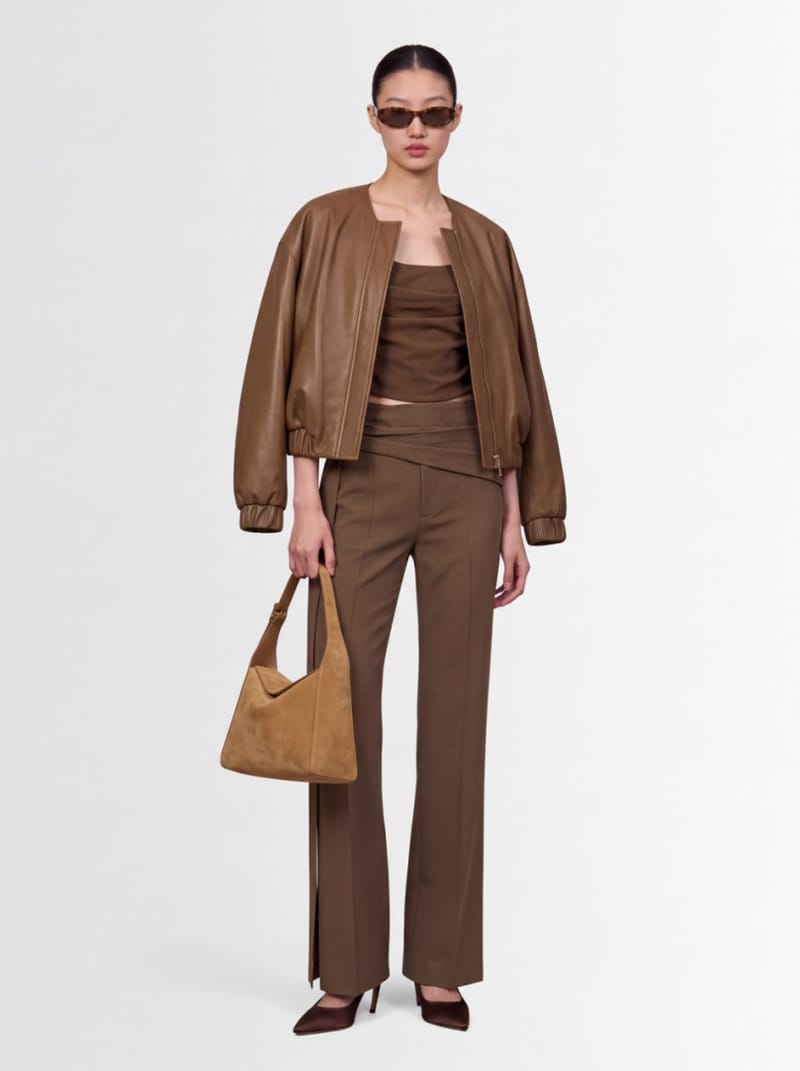 Giuseppe Di Morabito - Wool wide-leg pants with drape