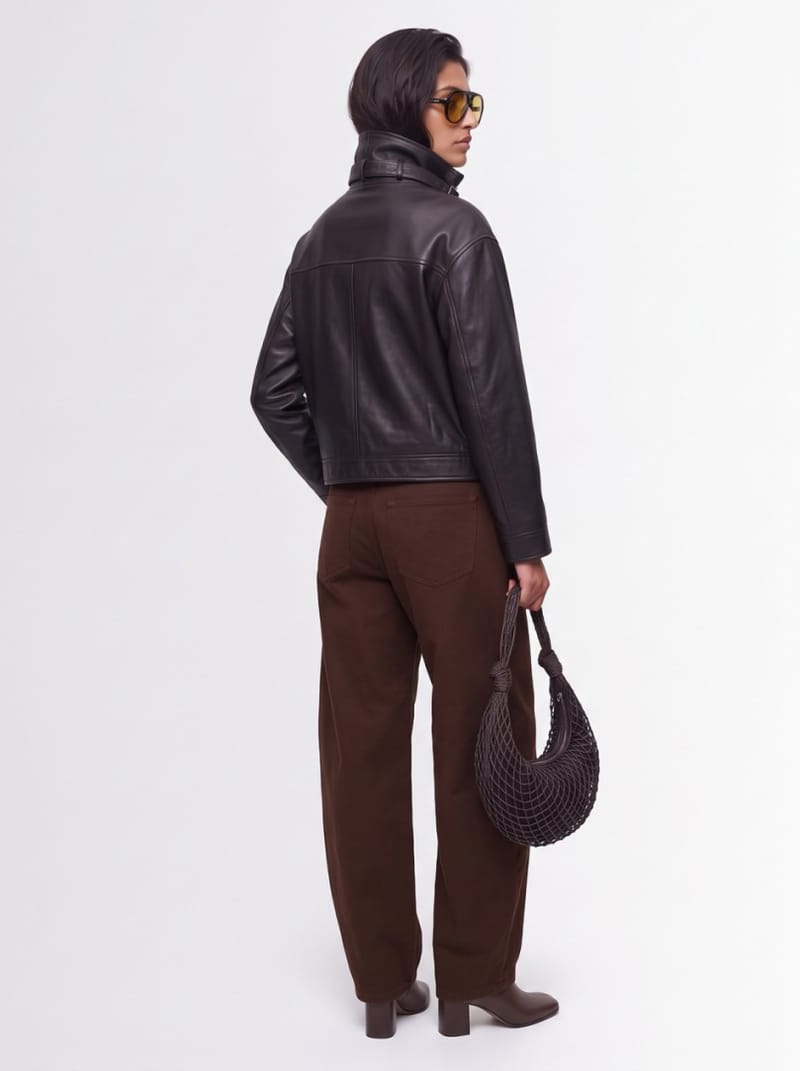 Lemaire: Cotton curved-leg pants