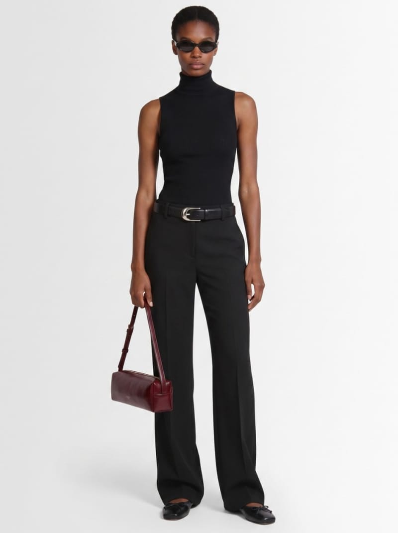 Khaite - Virgin wool pants with split hems