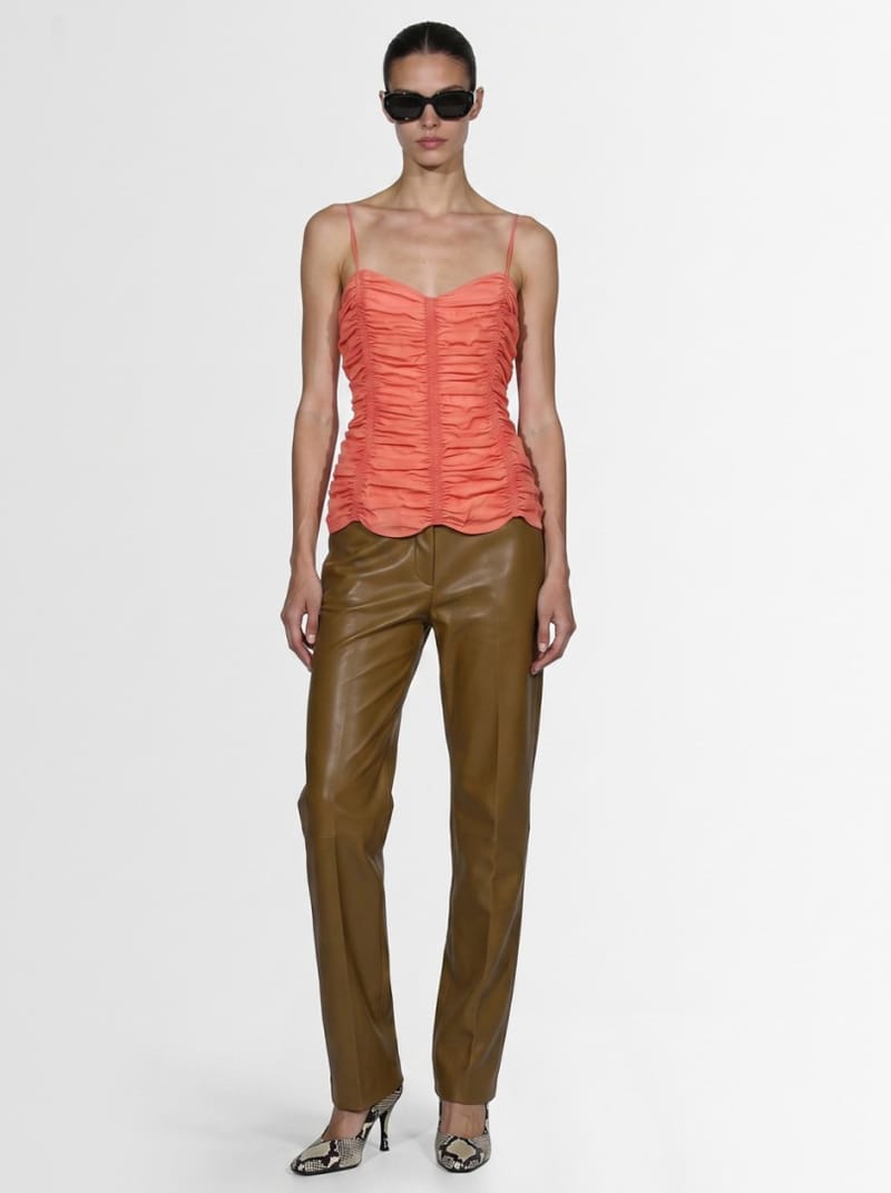 Khaite: Lambskin leather pants