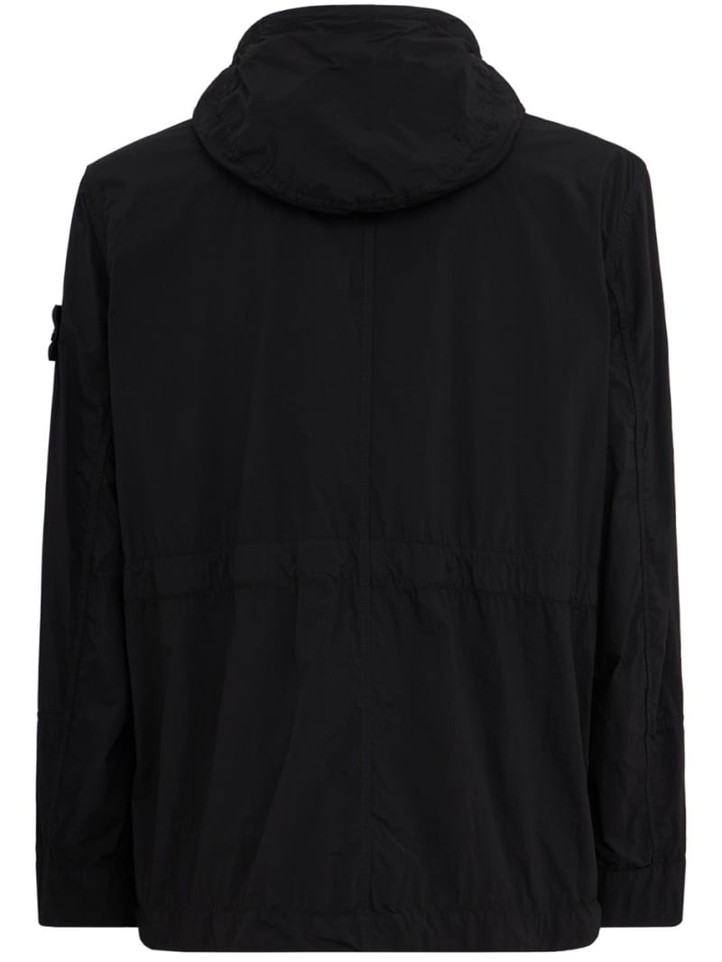Stone Island: Nylonparka mit abnehmbarer Kapuze