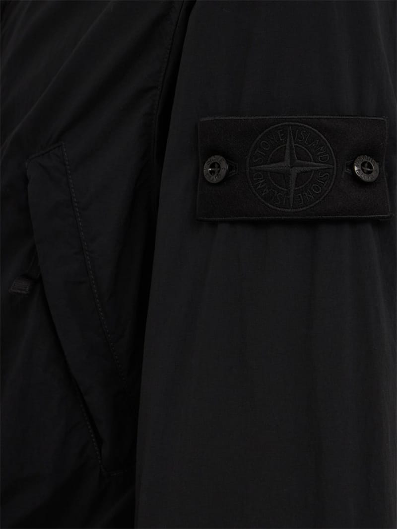 Stone Island: Nylonparka mit abnehmbarer Kapuze