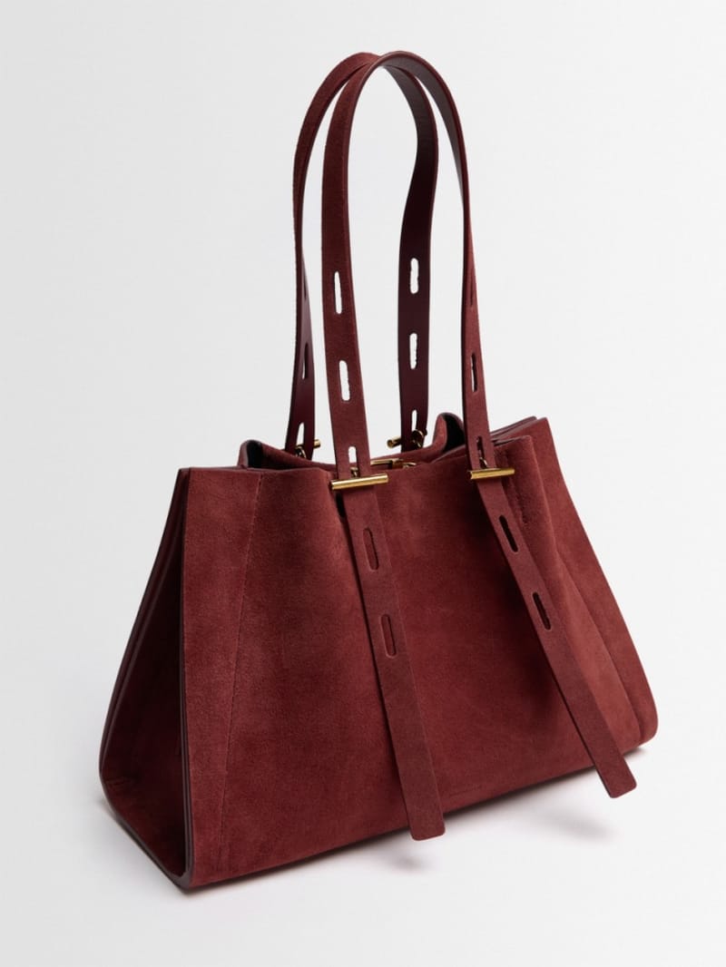 Minobossi - Paulina suede shoulder bag