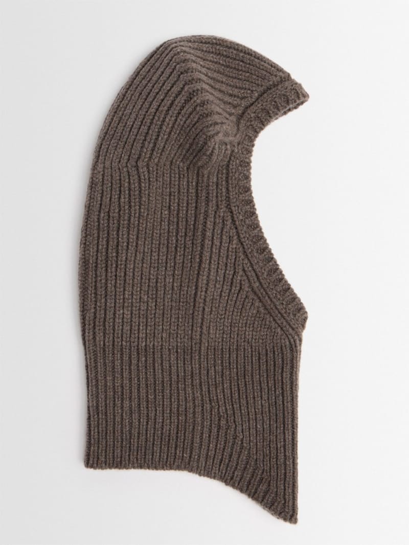 Rick Owens - Ribbed cashmere balaclava