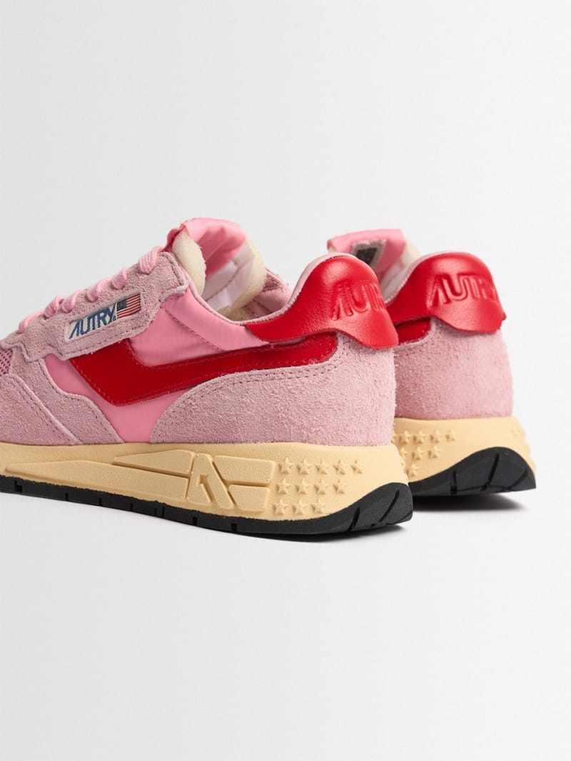 Autry: Reelwind Low nylon and suede sneakers
