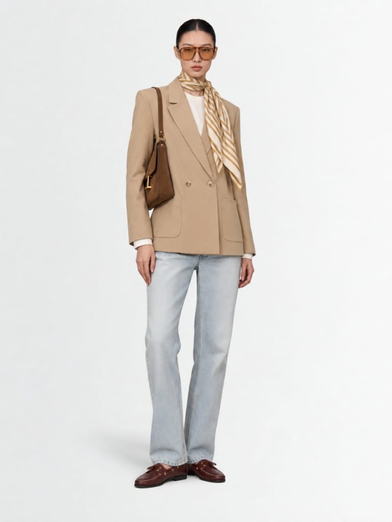 CRUNA - Regular fit double-breasted blazer