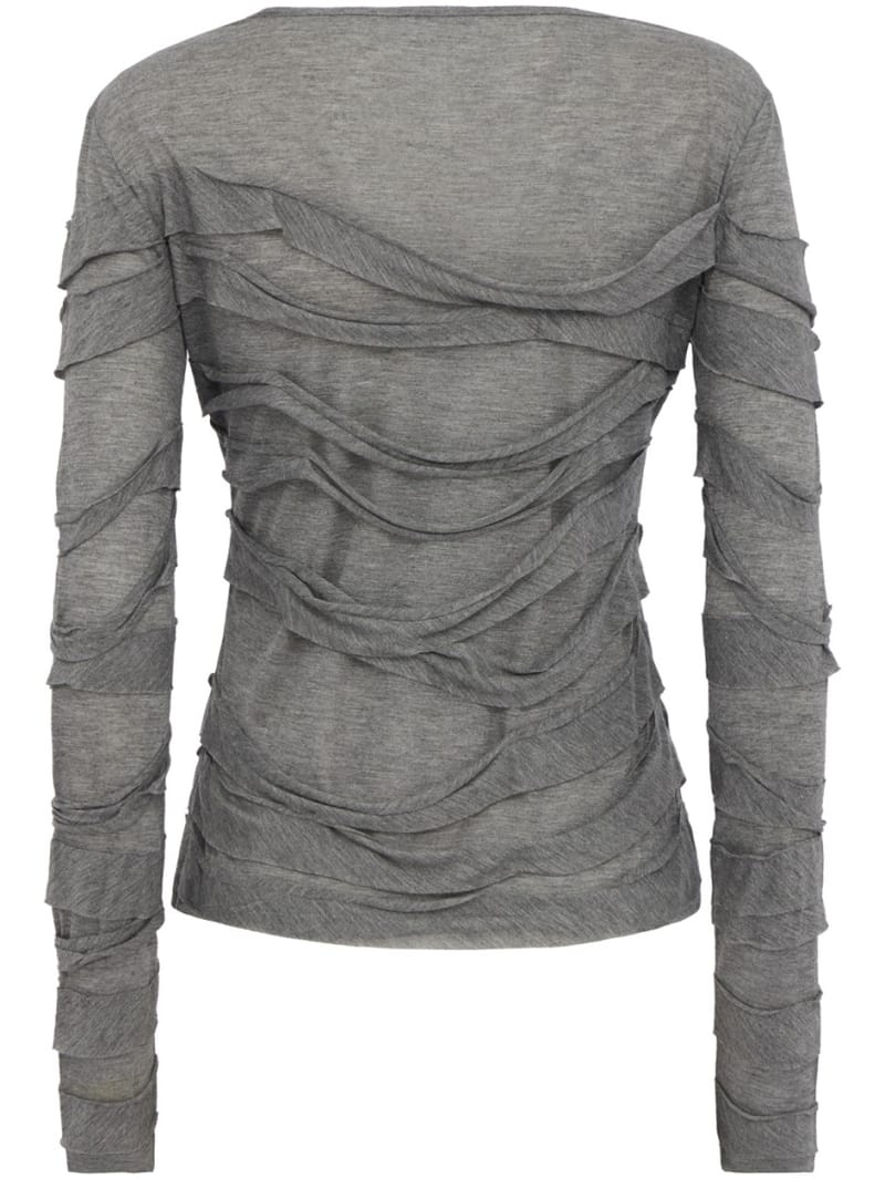 7 For All Mankind: Ribbon long sleeve t-shirt