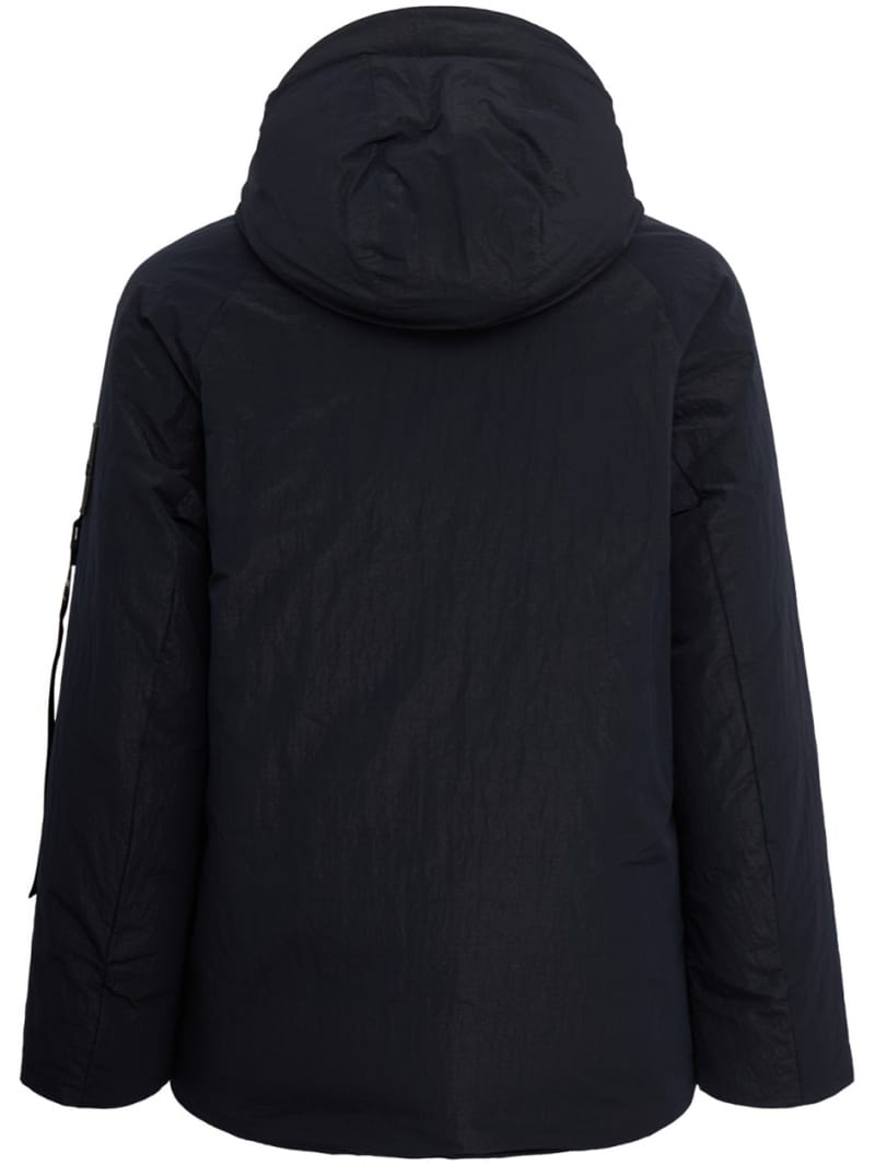 OUTHERE: Root hooded nylon down jacket