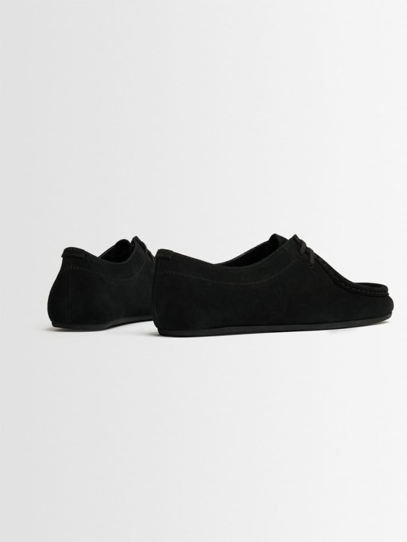 Jil Sander: Suede lace-up shoes with moc-stitching
